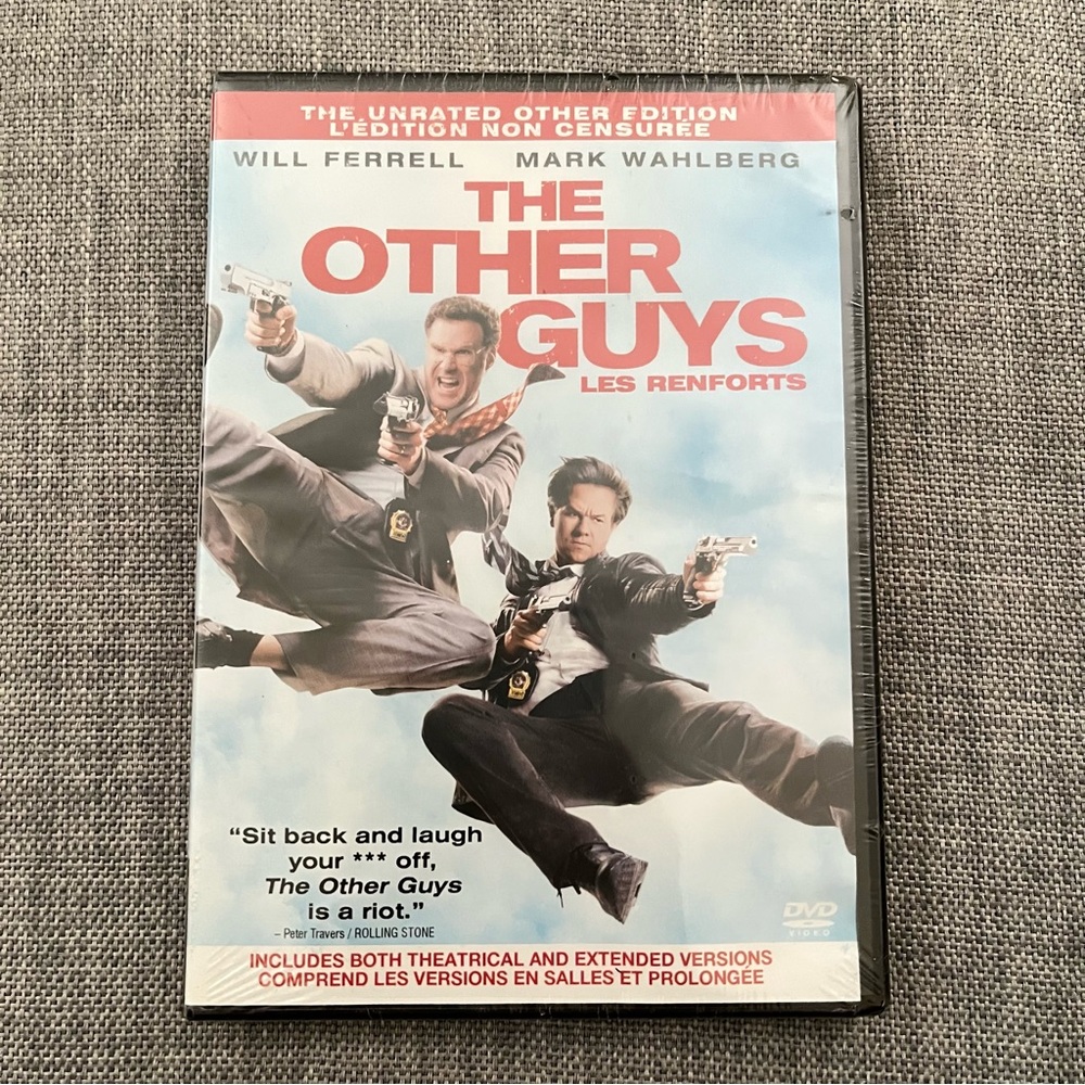 The Other Guy DVD Will Ferrell Mark Wahlberg Dwayne Johnson Samuel L Jackson
